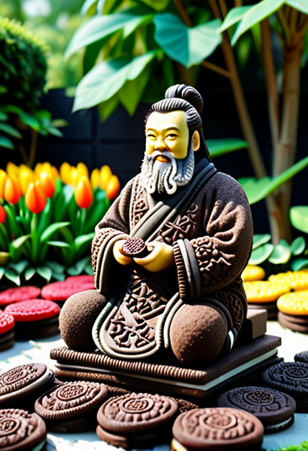 奥利奥画风孔子