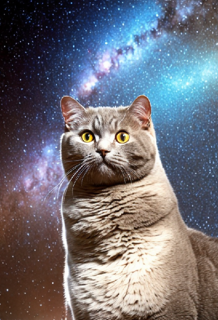 太空猫Space Cat动物LoRA模型下载