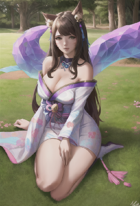 《英雄联盟》九尾妖狐阿璃LoRA模型下载