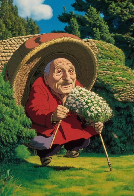 宫崎骏吉卜力画风LoRA模型下载